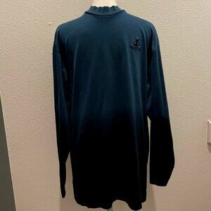 TW Tiger Woods for Nike Cotton LS Mock Neck Ombre Golf Shirt